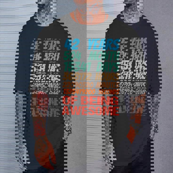 42歳 42歳 誕生日 女性 男性 42歳 誕生日 Tシャツ 彼への贈り物