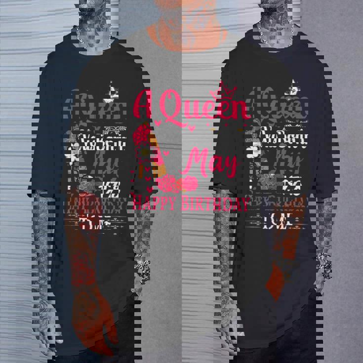 47歳の誕生日 ハイヒール A Queen Was Born In 5月 1978 Tシャツ 彼への贈り物
