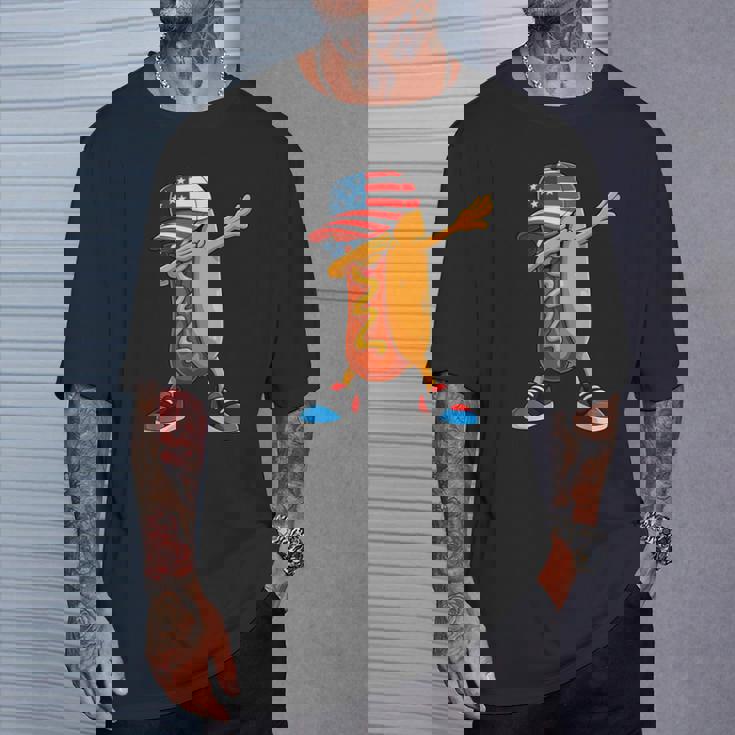 4Th Of July ホットドッグ 面白い 4Th Of July キッズ 男の子 Tシャツ 彼への贈り物