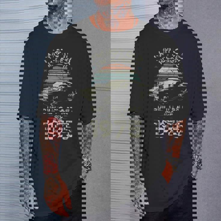 50歳の誕生日 1975年クラシックカー Tシャツ 彼への贈り物