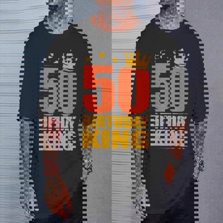 50歳の誕生日 王様 五十五十歳 Tシャツ 彼への贈り物