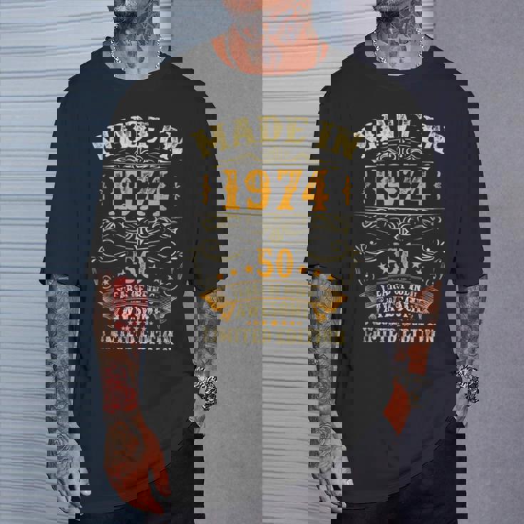 50歳ギフト メンズ ヴィンテージ 1974年 50歳の誕生日 Tシャツ 彼への贈り物