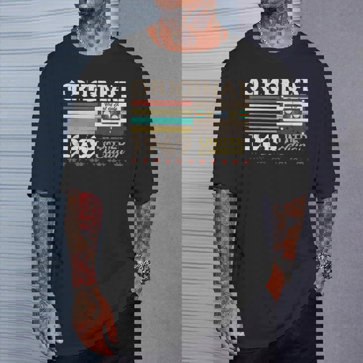 55 歳の誕生日プレゼント男性 1969 年 7月レトロ ビンテージ テープ Tシャツ 彼への贈り物