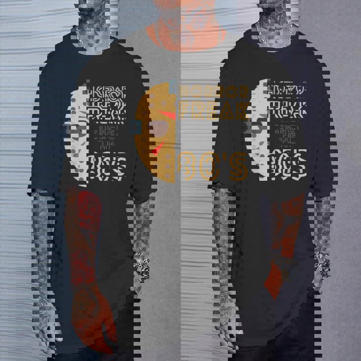 80年代以降のホラーフリーク、80年代スラッシャー映画 Tシャツ 彼への贈り物