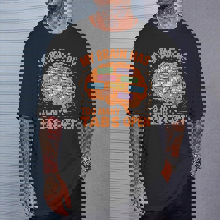 Adhd 意識 神経多様性 Adhd 脳 Tシャツ 彼への贈り物