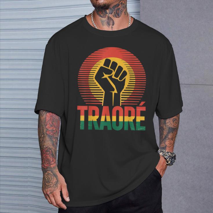 África Resistencia Thomasankara Burkina Faso Ibrahim Traore Camiseta unisex Regalos para él
