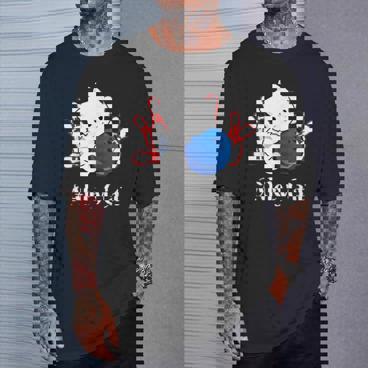 Alley Cat ボーリングtシャツ Tシャツ 彼への贈り物