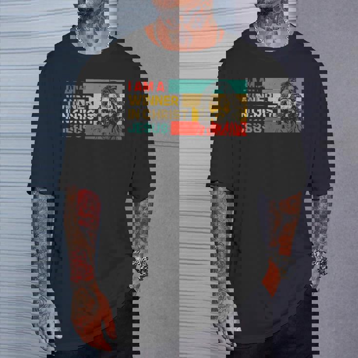 I Am A Winner In Jesus Krist God Faith Jesus Tシャツ 彼への贈り物