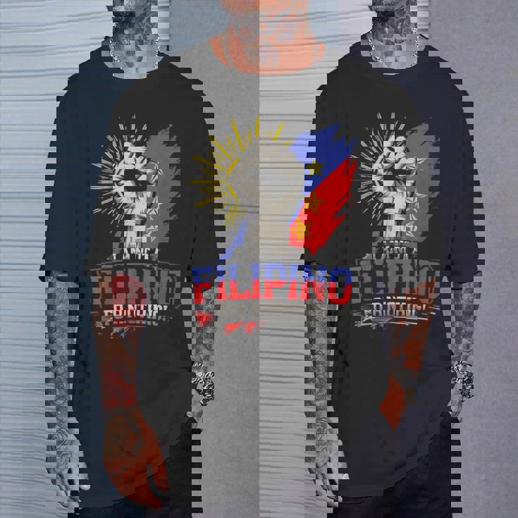 I Am Not A Filipino For Nothing ファイトサポーター サラ・ドゥテルテ Tシャツ 彼への贈り物