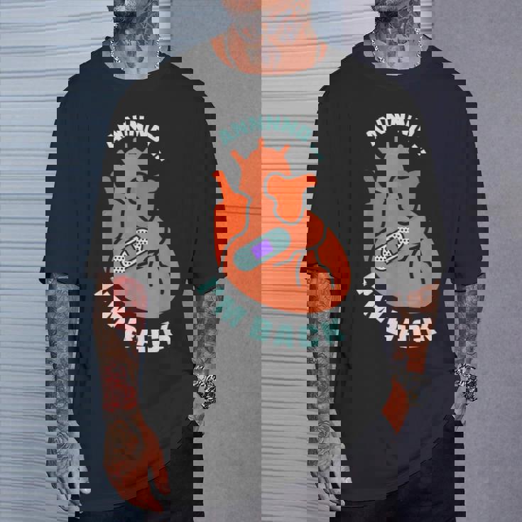 And I'm Back 生き残り バイパス 心臓発作 サバイバー 心臓 Tシャツ 彼への贈り物