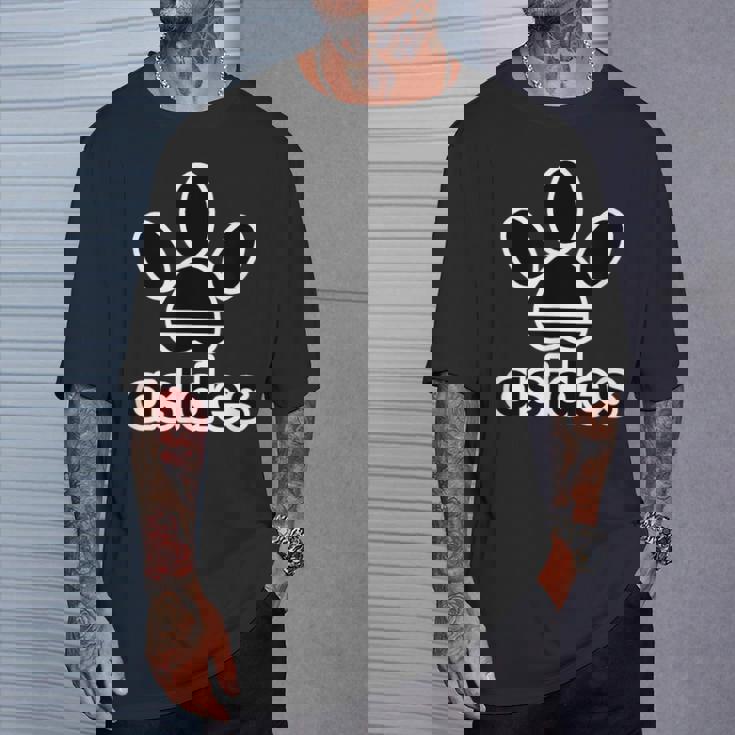 Asides アシデス Asides 足です。肉球です。【変なtシャツ屋さん】スポーツ ブランド パロディ 面白デザイン Tシャツ 彼への贈り物