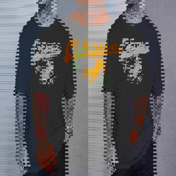 Bamboo And Tiger Of Otsu-E 大津絵 竹に虎バンブー タイガー Tシャツ 彼への贈り物