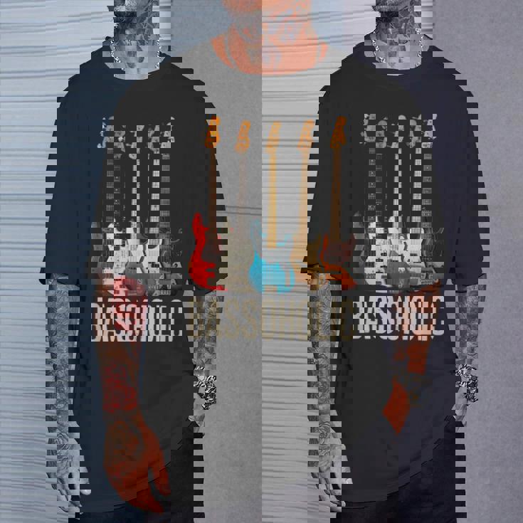 Bassoholic ベースギタープレーヤーのベーシストのコレクターのためのギフトbass Tシャツ 彼への贈り物