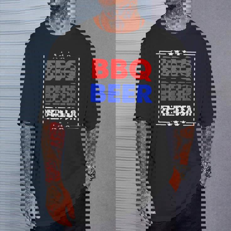 Bbq Beer Freedom シャツ Tシャツ 彼への贈り物