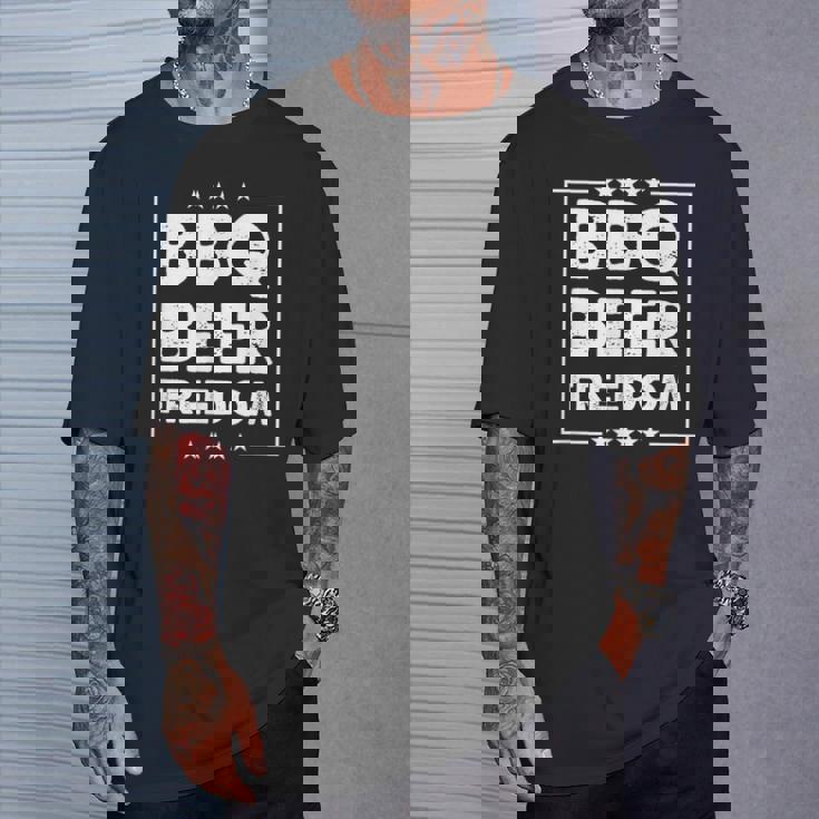 Bbq ビール 自由 Tシャツ 彼への贈り物