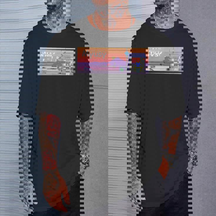 Beautifuleaside Town Hayama Unset Myusy Tシャツ 彼への贈り物