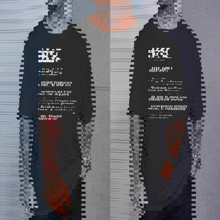 Beck ネームシャツ Tシャツ 彼への贈り物