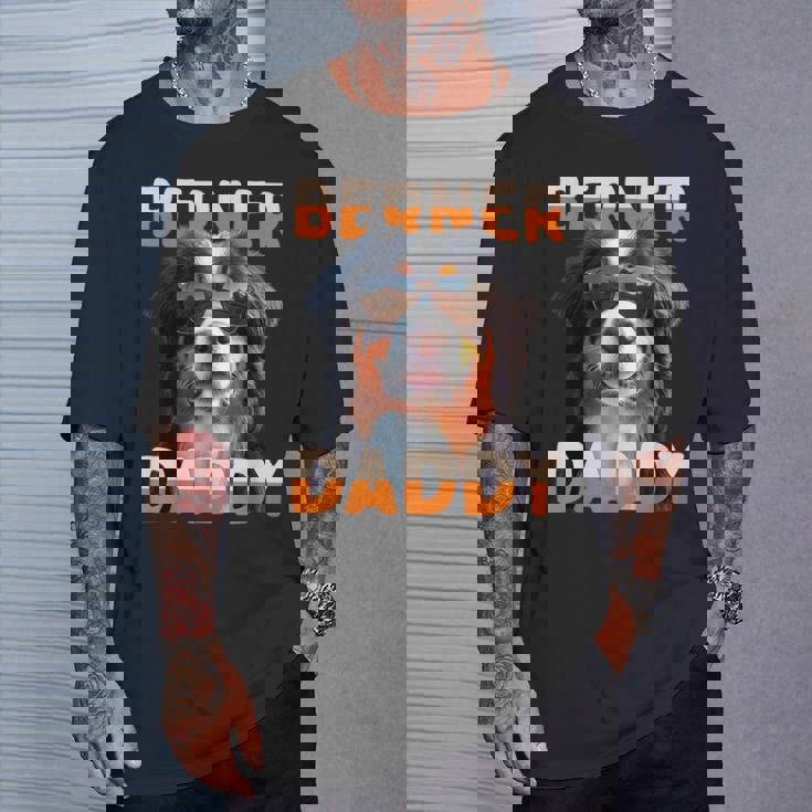 Berner Daddyバーニーズマウンテンドッグ お父さん 犬 お父さん 父の日 バーニーズ お父さん Tシャツ 彼への贈り物