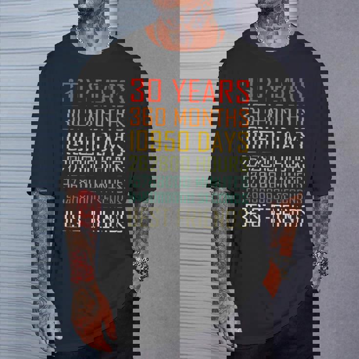 Best Friends ヴィンテージ 30年 友情記念日 Tシャツ 彼への贈り物