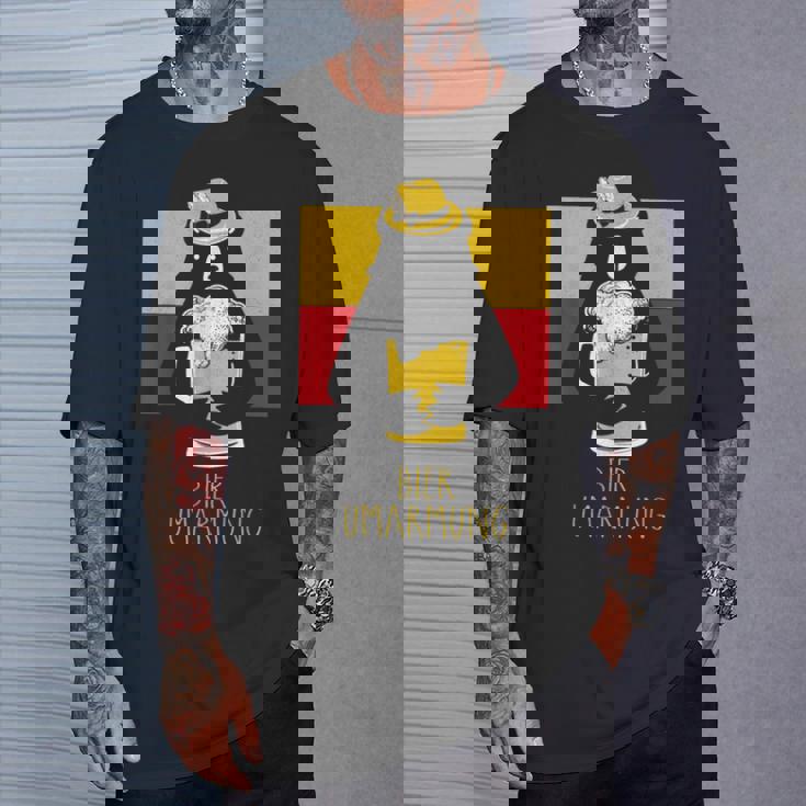 Bier Hug 面白いオクトーバーフェストデザイン ビールベア ドイツパーティー Tシャツ 彼への贈り物