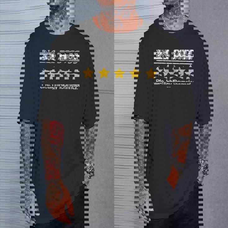 メンズ Big Boss 5Tar Reviewお父さんへの完璧な面白いギフト Tシャツ 彼への贈り物