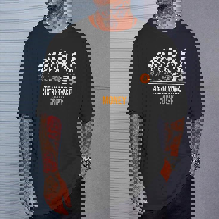 Bitcoin The Evolution Of Money Tシャツ 彼への贈り物