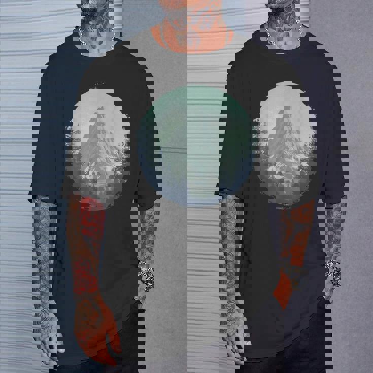 Blue Mountain Retrointage Hiking Camping Lover Glamper Tシャツ 彼への贈り物