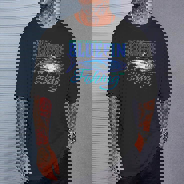 Bluefin マグロ ディープシーフィッシング Tシャツ 彼への贈り物