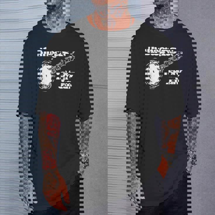 Bluegrass Is My Jam Banjo Musicintage Graphic Tシャツ 彼への贈り物