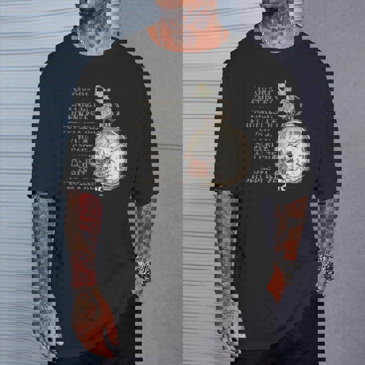 Bonkers Quote Time 不思議の国のアリス Tシャツ 彼への贈り物