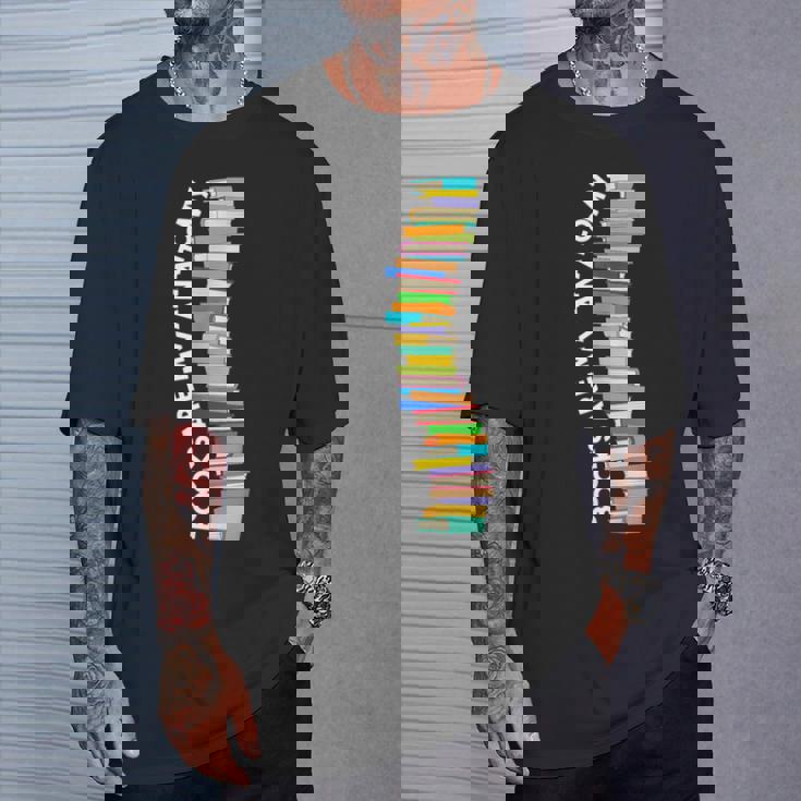 Books Are My Anatomy 背骨ブックワーム 読書 Tシャツ 彼への贈り物