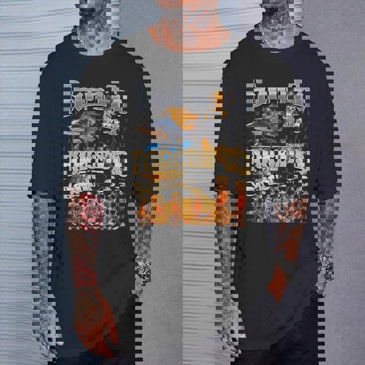 Born To Rot 強制スクロールされた面白いイタリアンブレインロットミーム Tシャツ 彼への贈り物