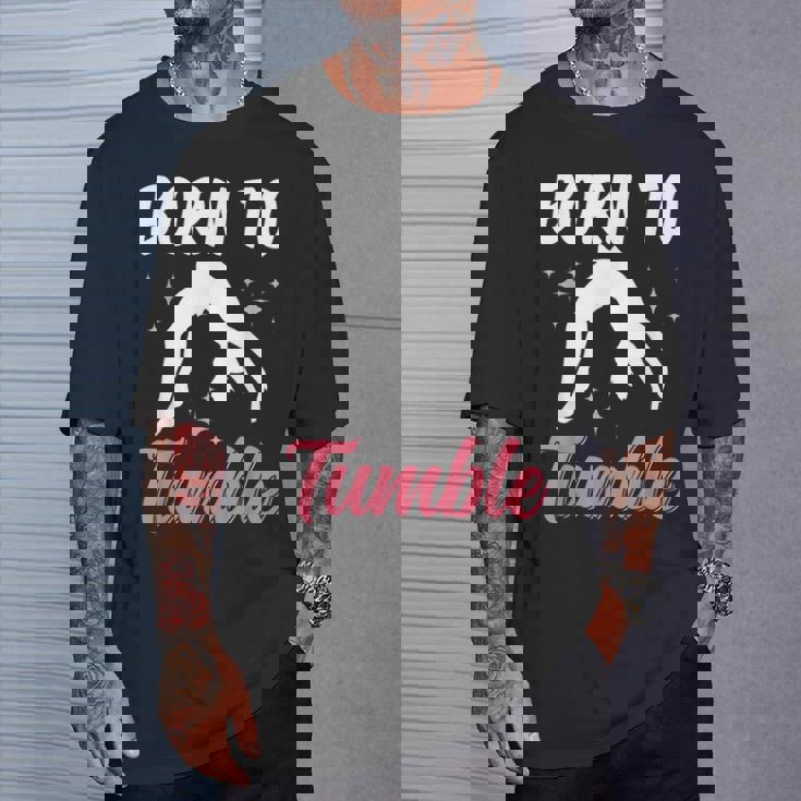 Born To Tumble おもしろアクロバット 体操 体操 Tシャツ 彼への贈り物