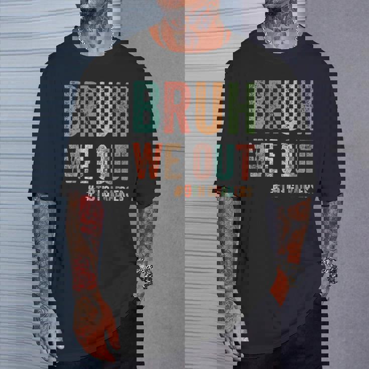 Bruh We Out 9年生 クラス 2025年生 9年生 卒業 Tシャツ 彼への贈り物