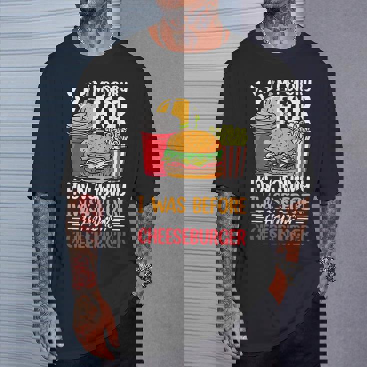 Burger メンズ レディース チーズバーガー ファーストフード バーガー愛好家 Tシャツ 彼への贈り物