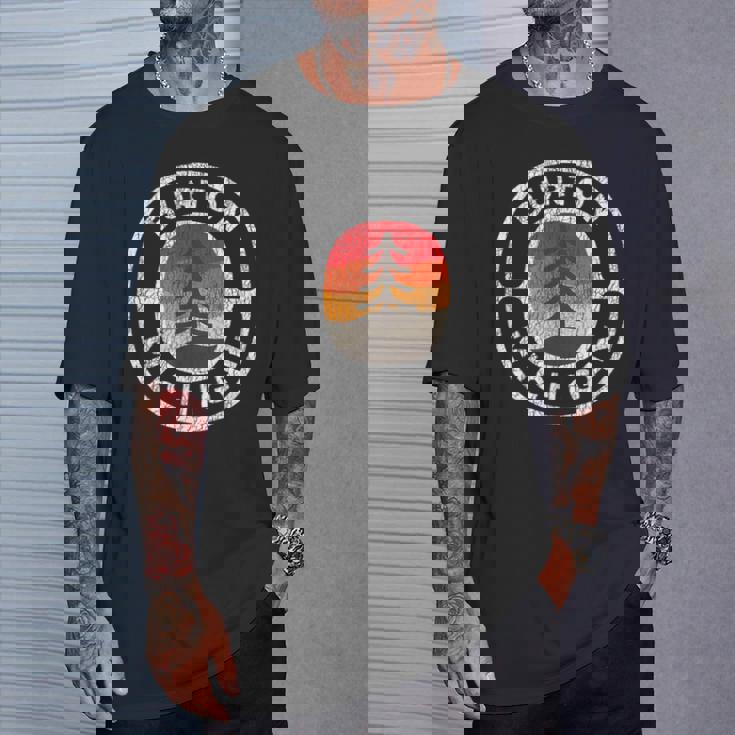 Burton Michigan ビンテージ レトロ グラフィック Tシャツ 彼への贈り物