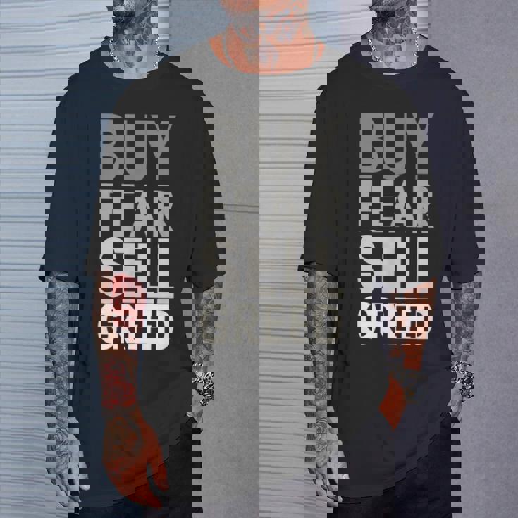 Buy Fearell Greed Tシャツ 彼への贈り物