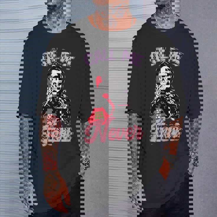 Calle Me Never アンチバレンタインデー Tシャツ 彼への贈り物