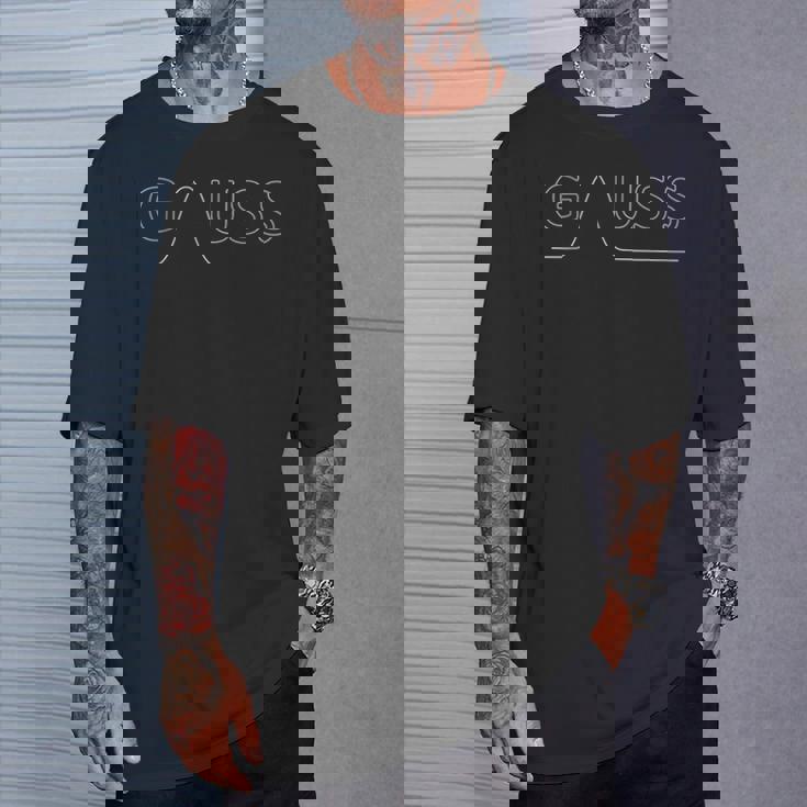Carl Friedrich Gauss Distribución Normal Camiseta unisex Regalos para él