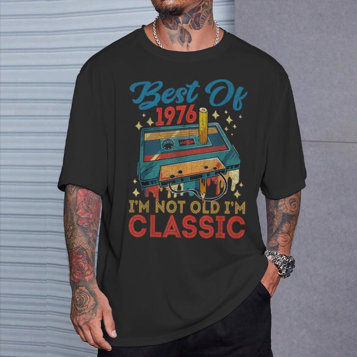 Casete Clásico De Cumpleaños Con Texto En Inglés I'm Not Old I'm De 1976 Camiseta unisex Regalos para él