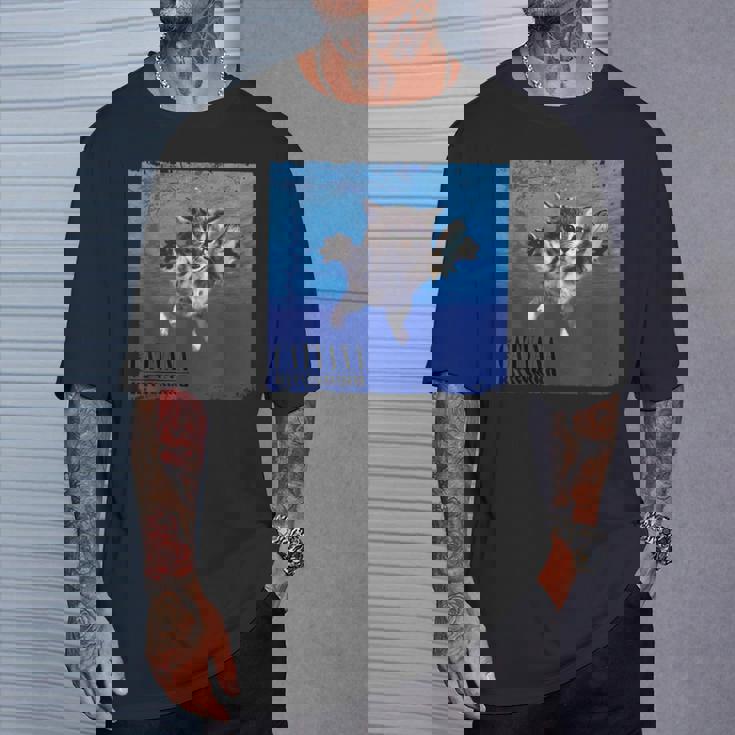 Cat Nevermind 子猫ニャーパロディ 面白い猫 動物好き Tシャツ 彼への贈り物