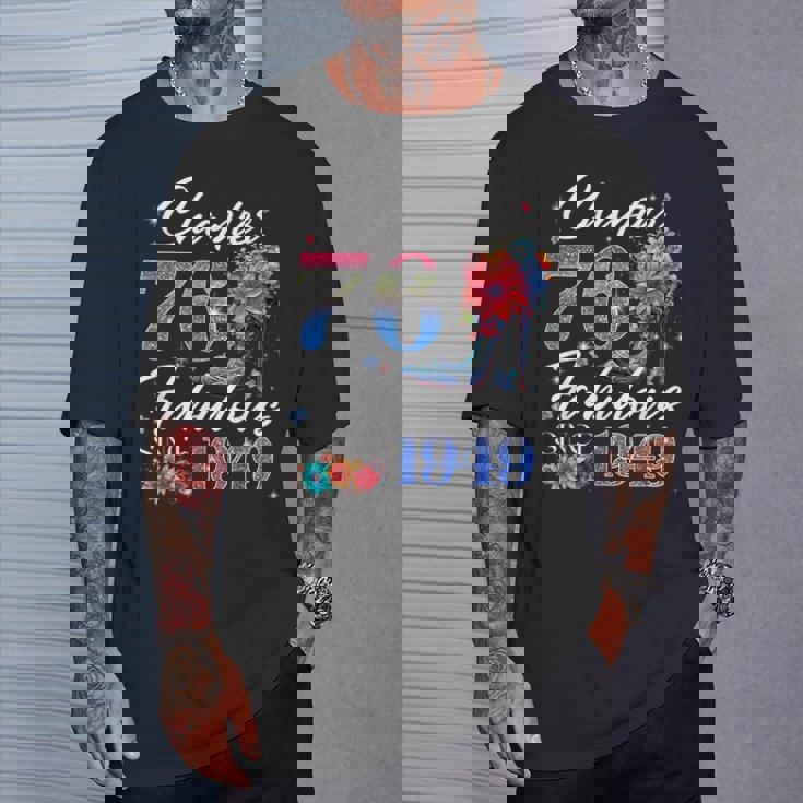 Chapter 76 Fabulousince 1949 76Th Birthday Queen Diamond Tシャツ 彼への贈り物