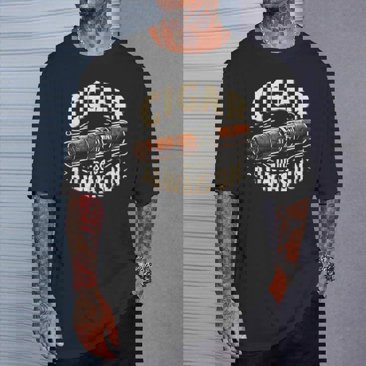 Cigar Mood Always On Cigar ファニーグラフィックtシャツ Tシャツ 彼への贈り物