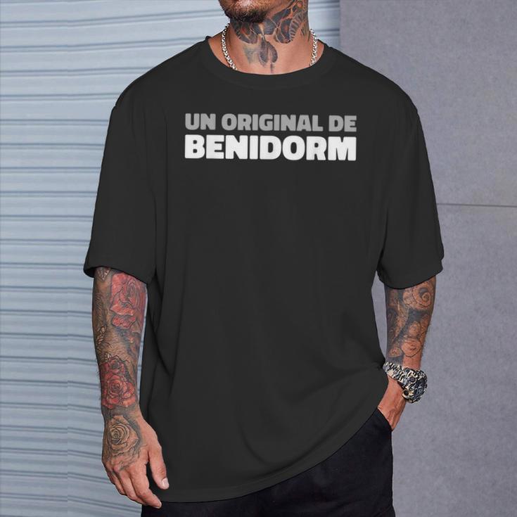 Ciudades España Residente Esp Español Benidorm Camiseta unisex Regalos para él