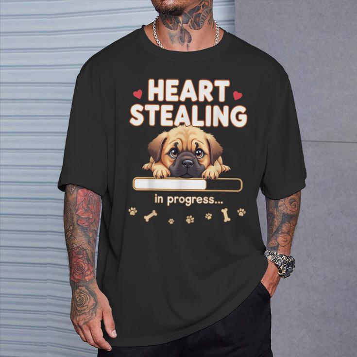 Corazón Bullmastiff Perro Divertido Regalo Bullmastiff Cachorro Camiseta unisex Regalos para él