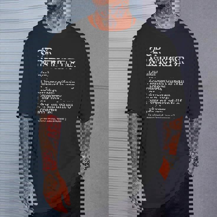 Cprインストラクター ジョブ定義 心肺蘇生 Tシャツ 彼への贈り物