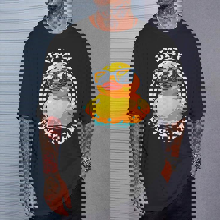 Crazy Duck Lady キュート アヒル ママ アヒルの所有者 面白い I Love Ducks Tシャツ 彼への贈り物