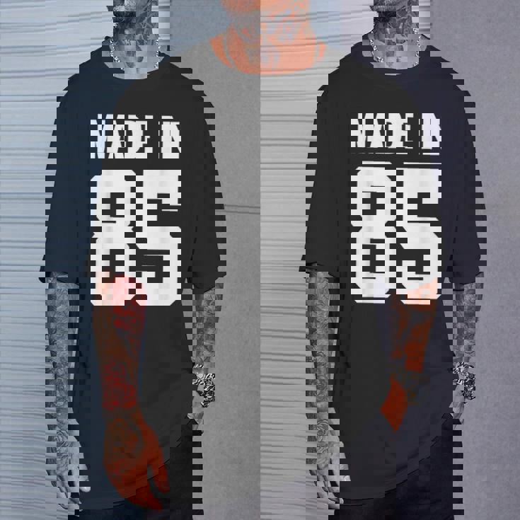 Cumpleaños Motivo Número Nacido Año 1985 Camiseta unisex Regalos para él