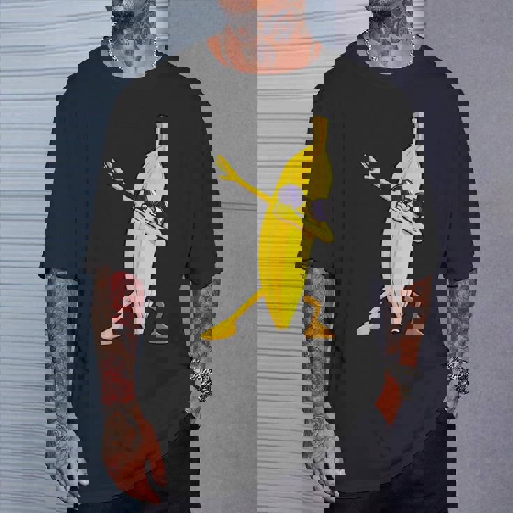 Dabbing バナナ ハワイアン トロピカル フルーツ好き 男性 女性 キッズ Tシャツ 彼への贈り物