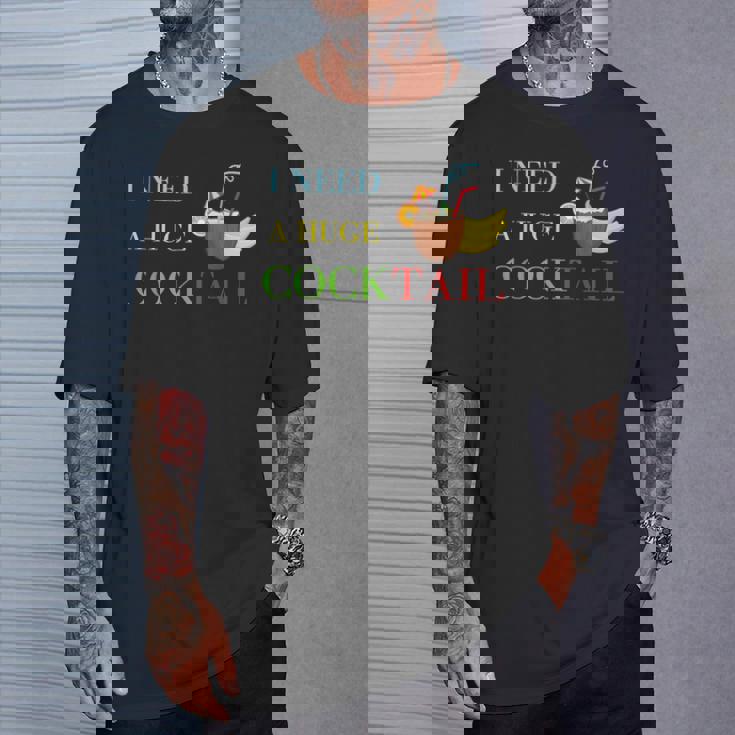 Day Drinking I Need A Huge Cocktail For カクテル Tシャツ 彼への贈り物